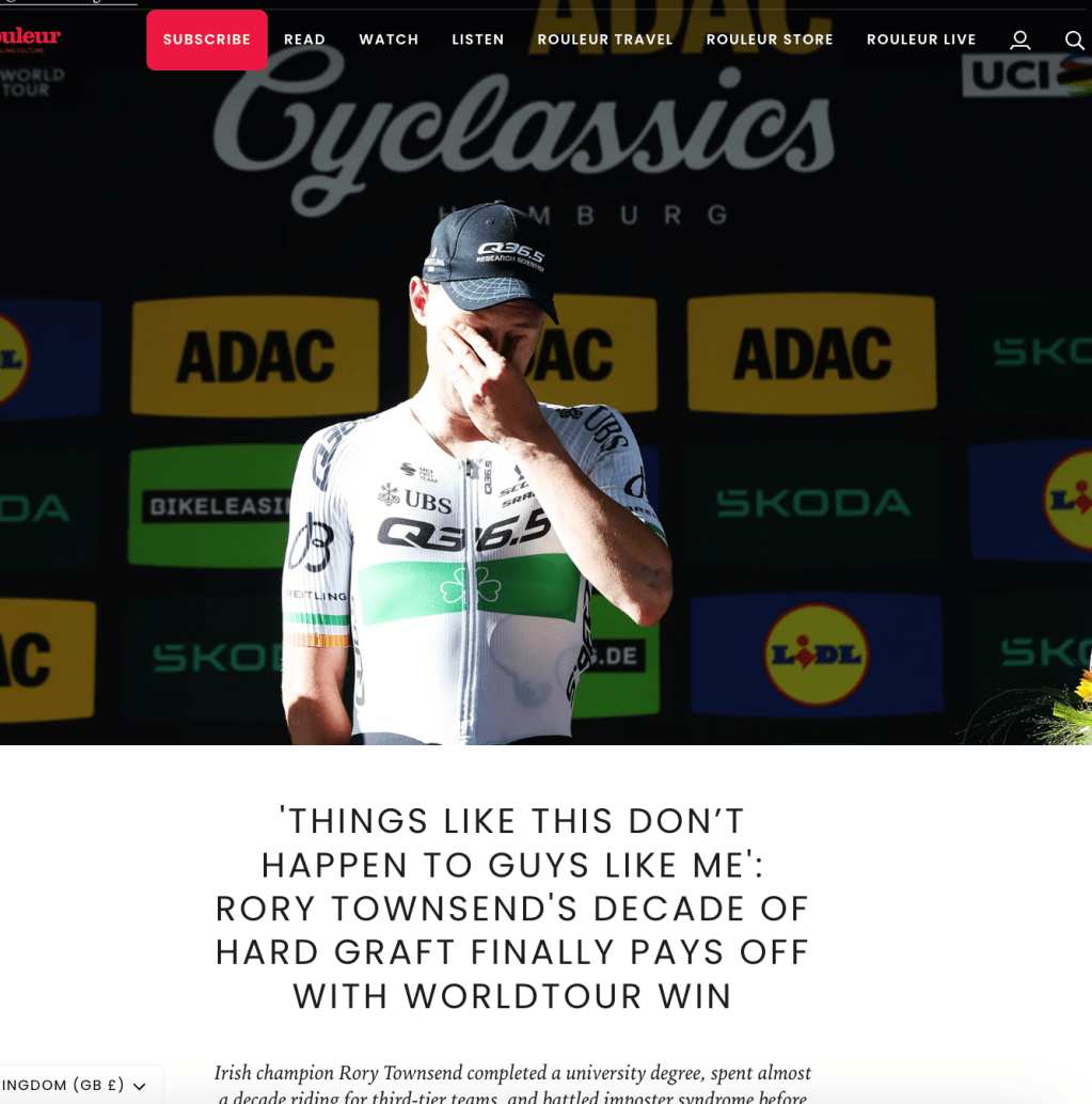 Rory Townsend’s remarkable journey to WorldTour&nbsp;breakthrough