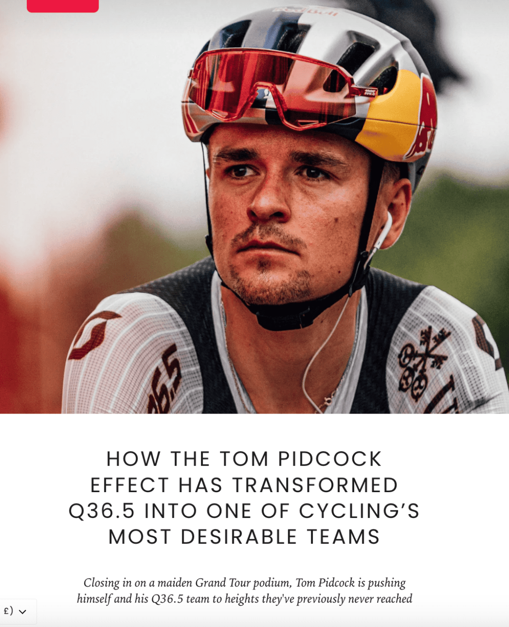 How Tom Pidcock is transforming&nbsp;Q36.5