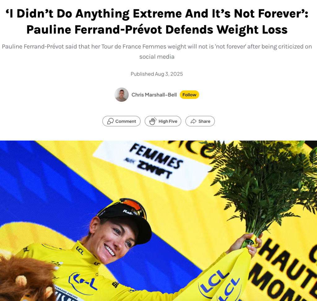 The weight loss debate that has dominated the&nbsp;Femmes