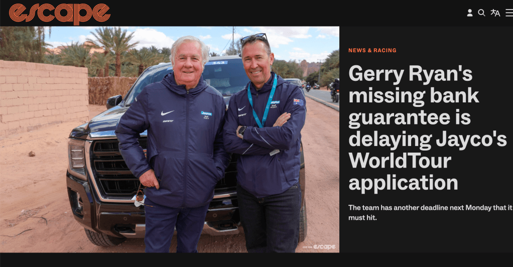 Exclusive: the reason behind Jayco-AlUla’s delayed WorldTour&nbsp;application