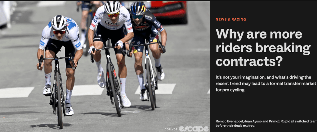 Why are riders breaking&nbsp;contracts?