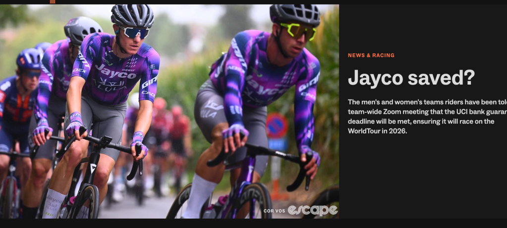 Jayco-AlUla will continue