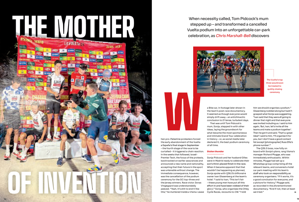 The inside story of the makeshift Vuelta&nbsp;podium