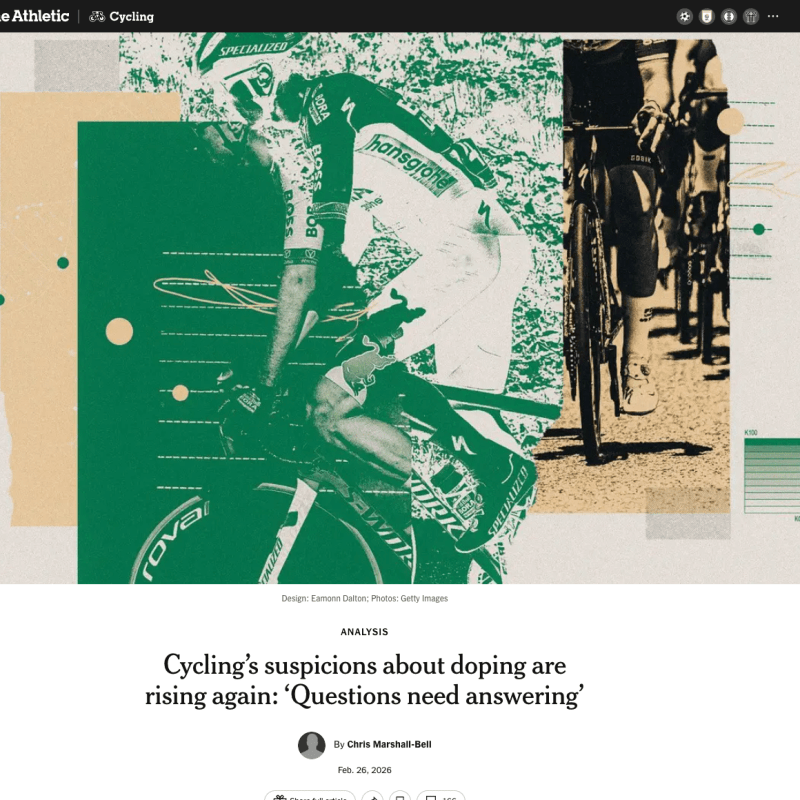 Cycling is on high alert for doping&nbsp;cases