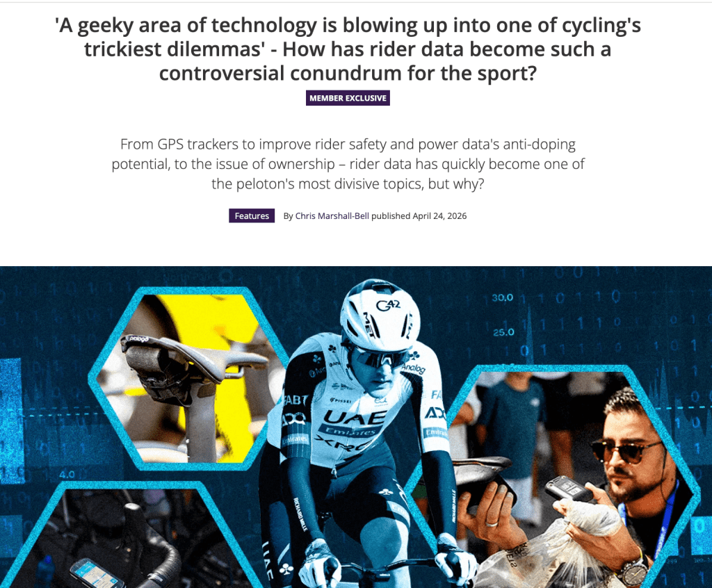 Why data became cycling’s biggest&nbsp;battleground
