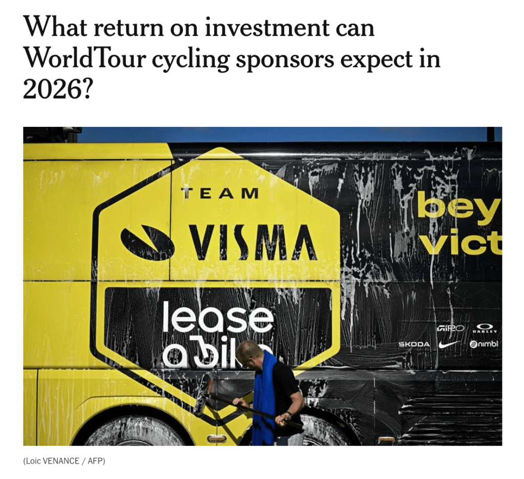 What is a WorldTour team’s&nbsp;ROI?