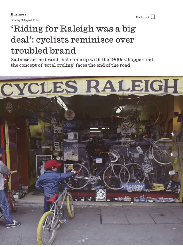 Raleigh’s demise: the Chopper to administration