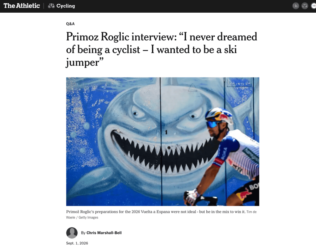 Interview: Primož Roglič nears the end of fairytale&nbsp;career